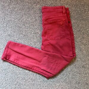 Cookie Johnson Women's Salmon/Coral Skinny Jeans